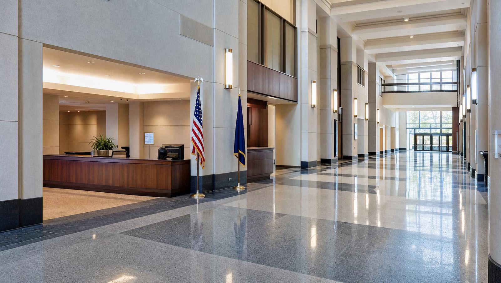 Greater Clean a government building professionally cleaned